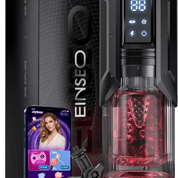 Waterproof male stroker with suction, thrusting, and licking patterns for pleasure products